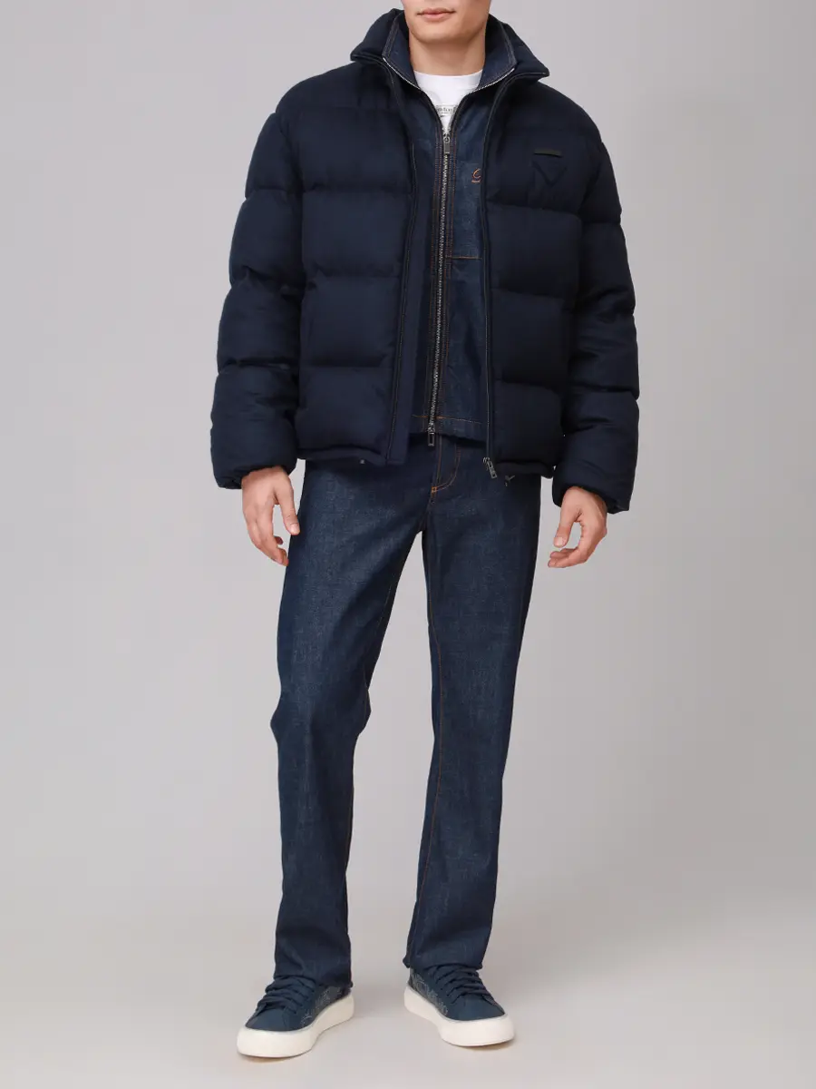 Пуховик из кашемира