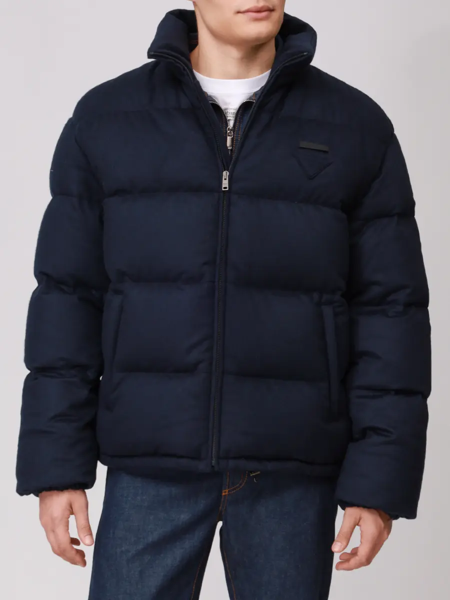 Пуховик из кашемира