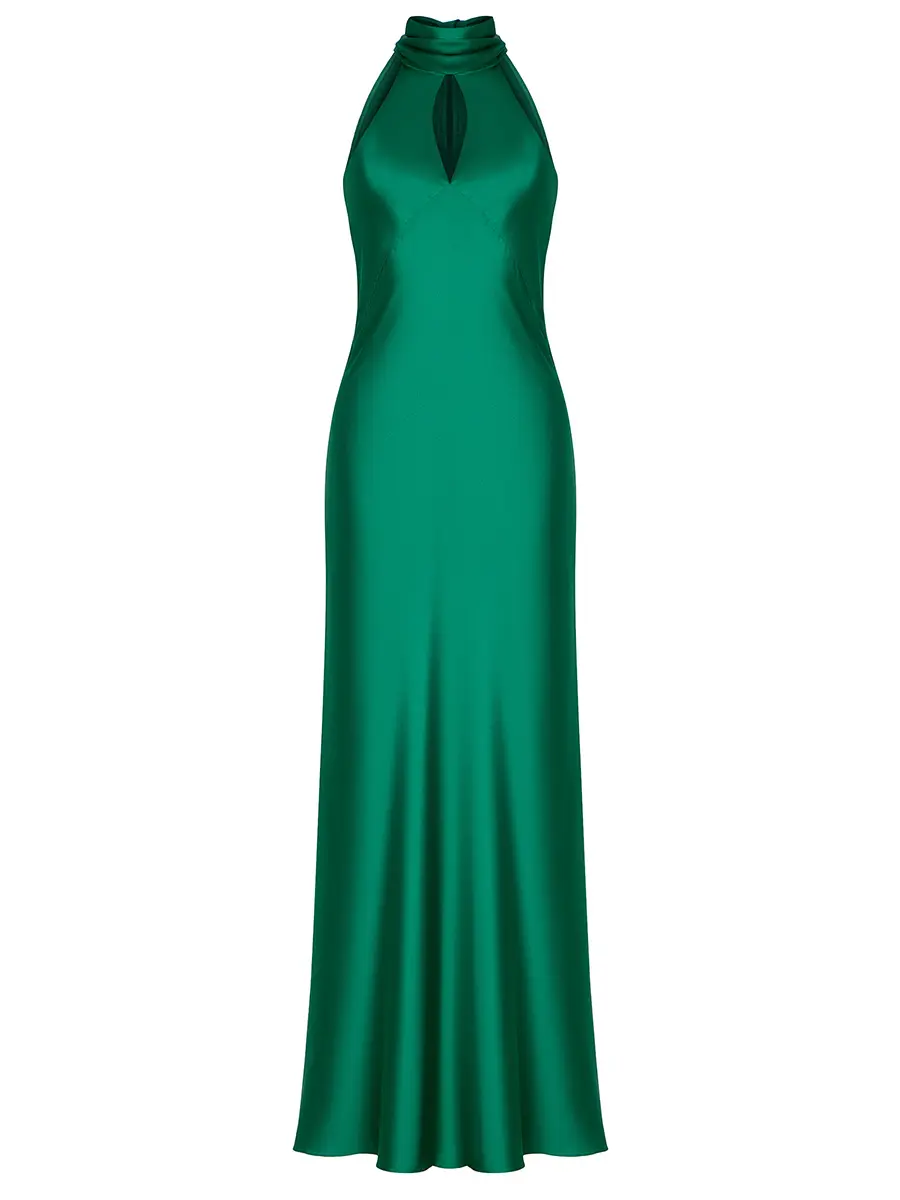 Платье шелковое