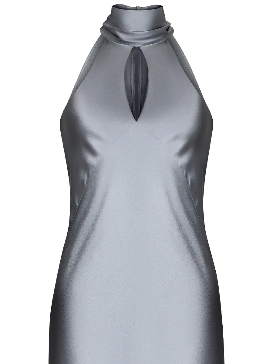 Платье шелковое