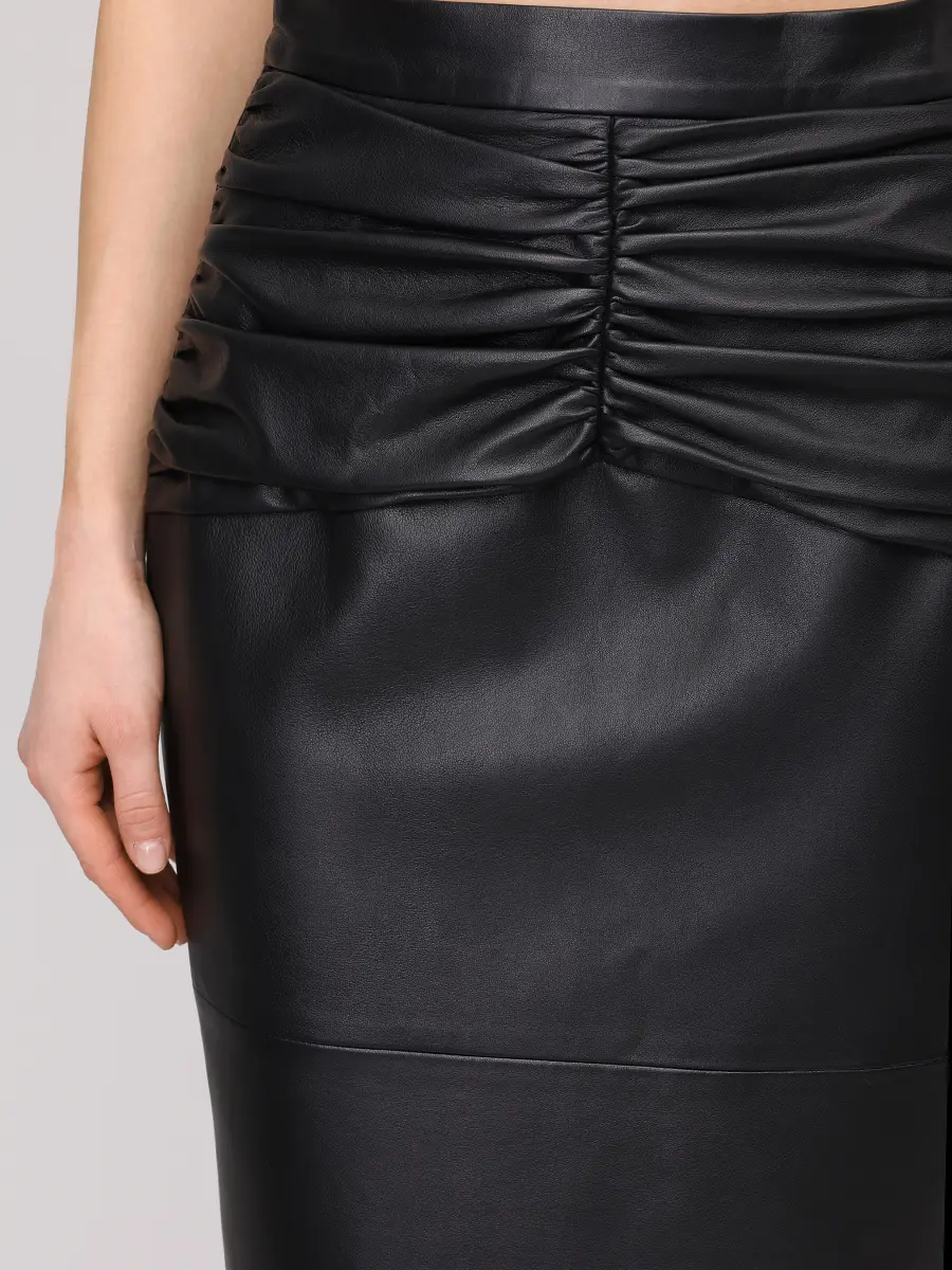 Юбка кожаная Vendоme midi