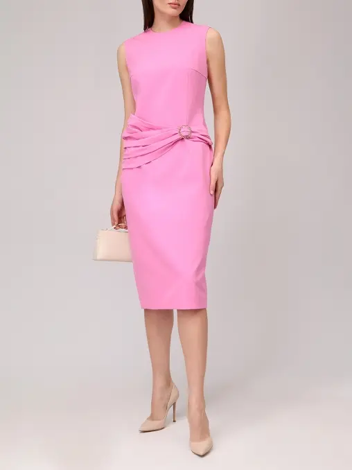 Платье Rosalie шерстяное WHITE LILY