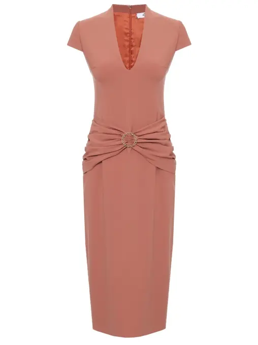 Платье Brunelle шерстяное WHITE LILY