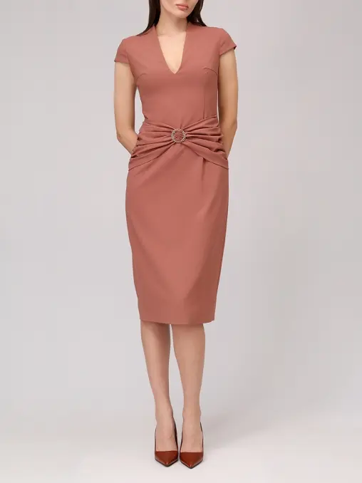 Платье Brunelle шерстяное WHITE LILY