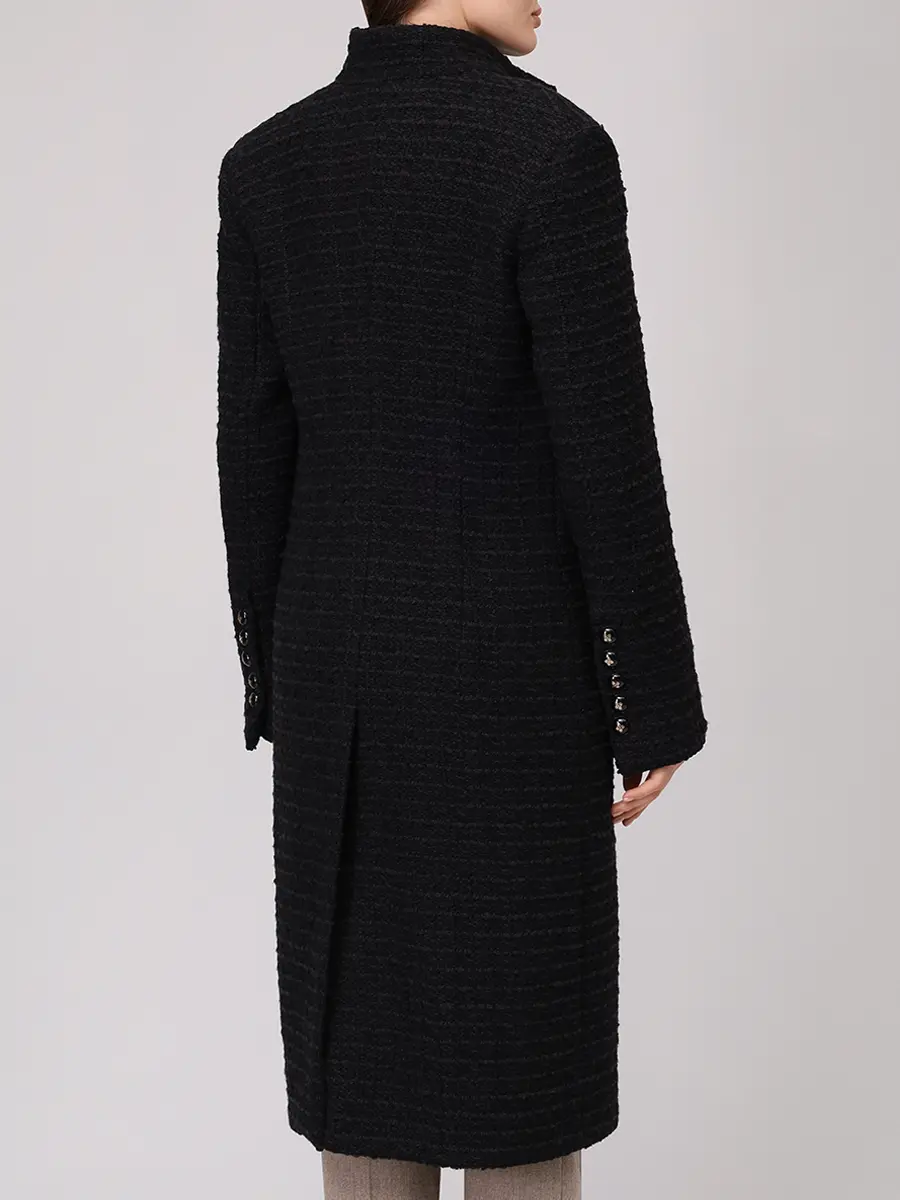 Пальто Noirine твидовое