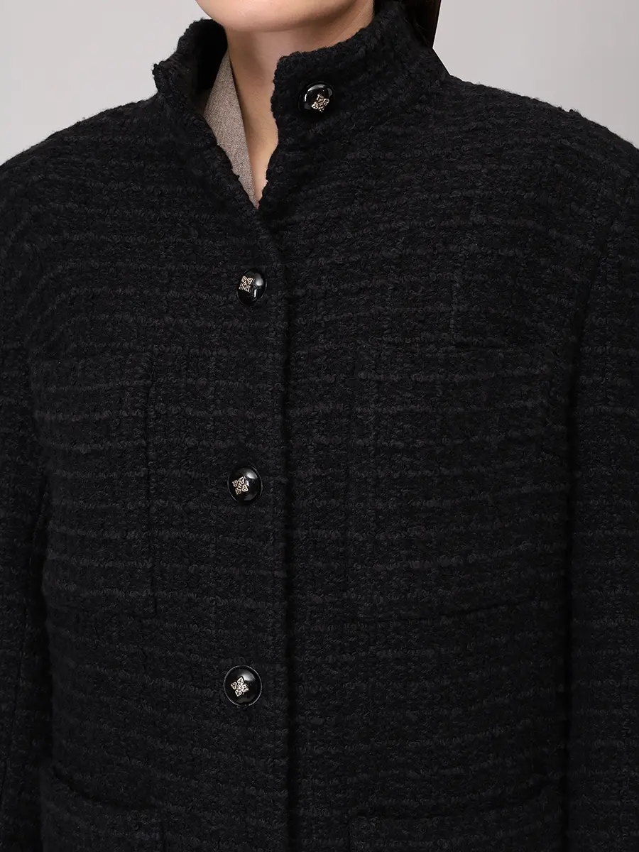 Пальто Noirine твидовое