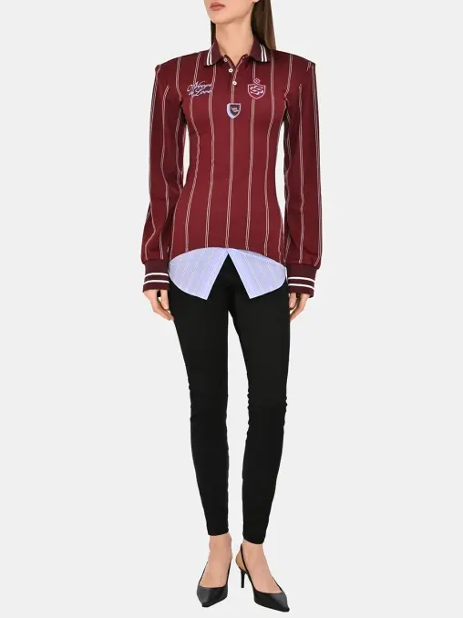 Поло в полоску SSHEENA