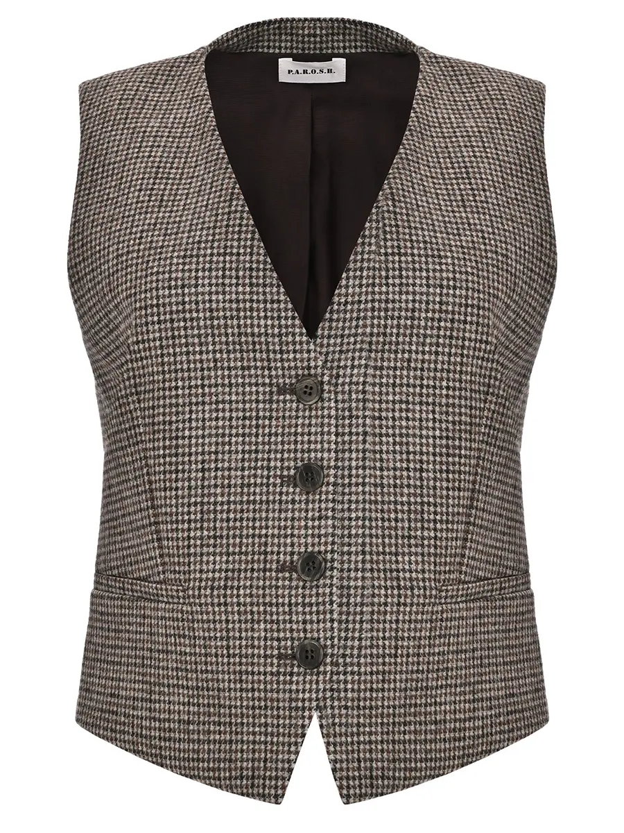 Жилет шерстяной