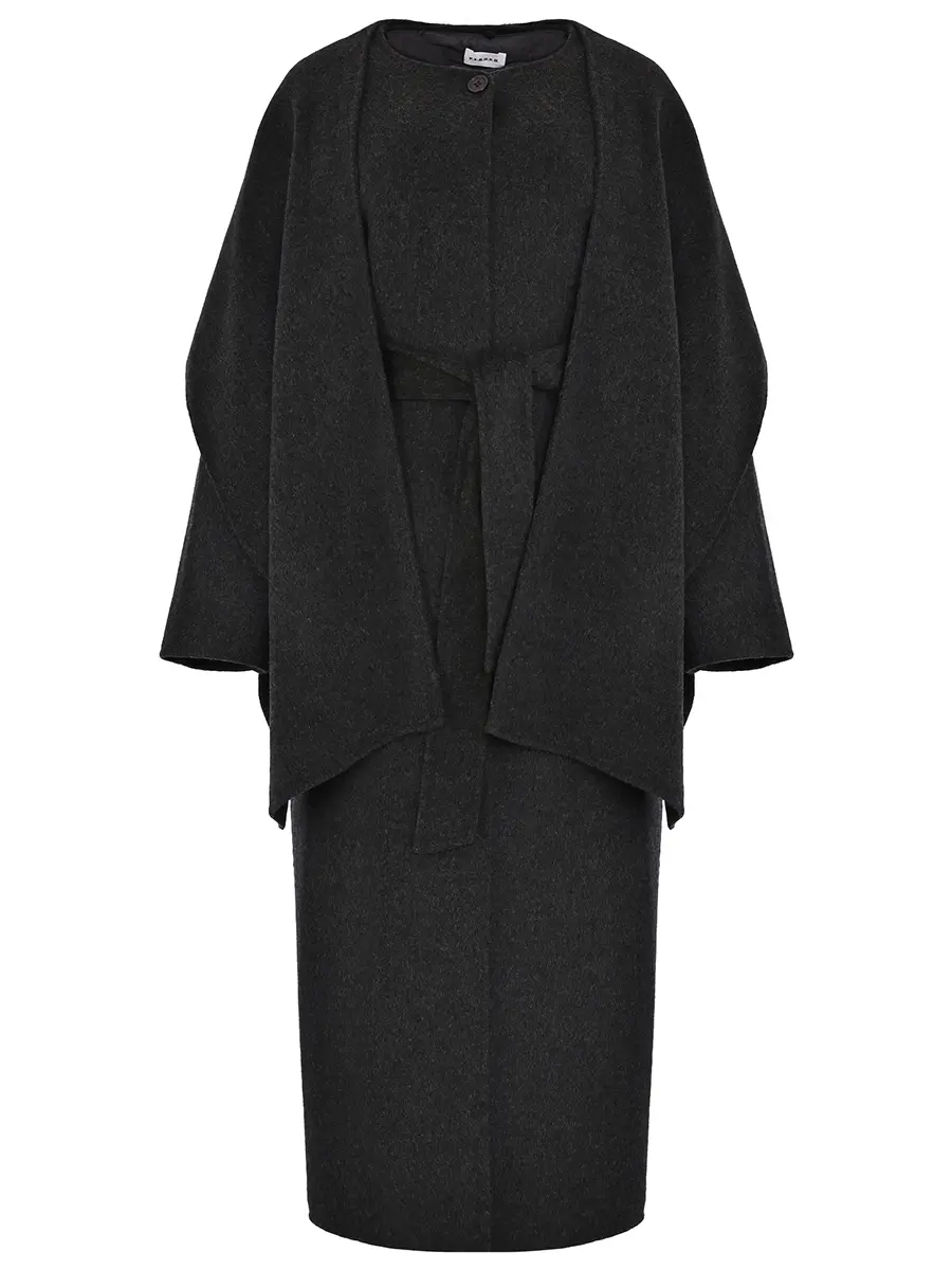 Пальто шерстяное