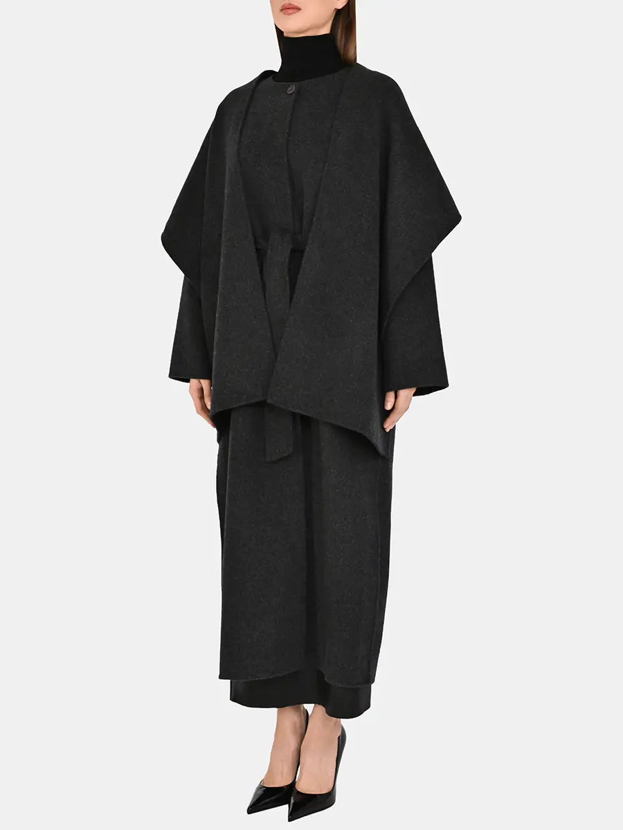 Пальто шерстяное