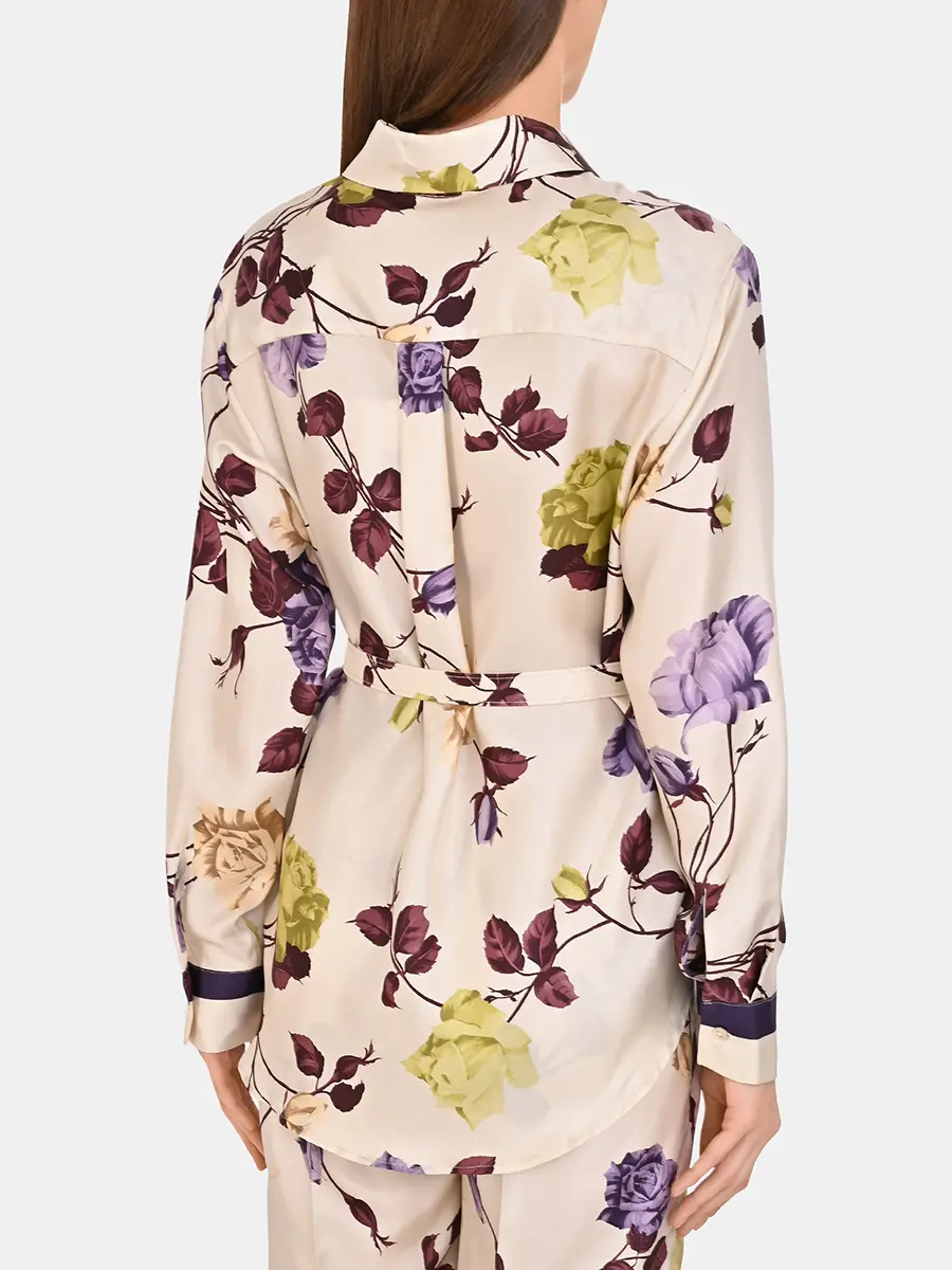 Блуза шелковая