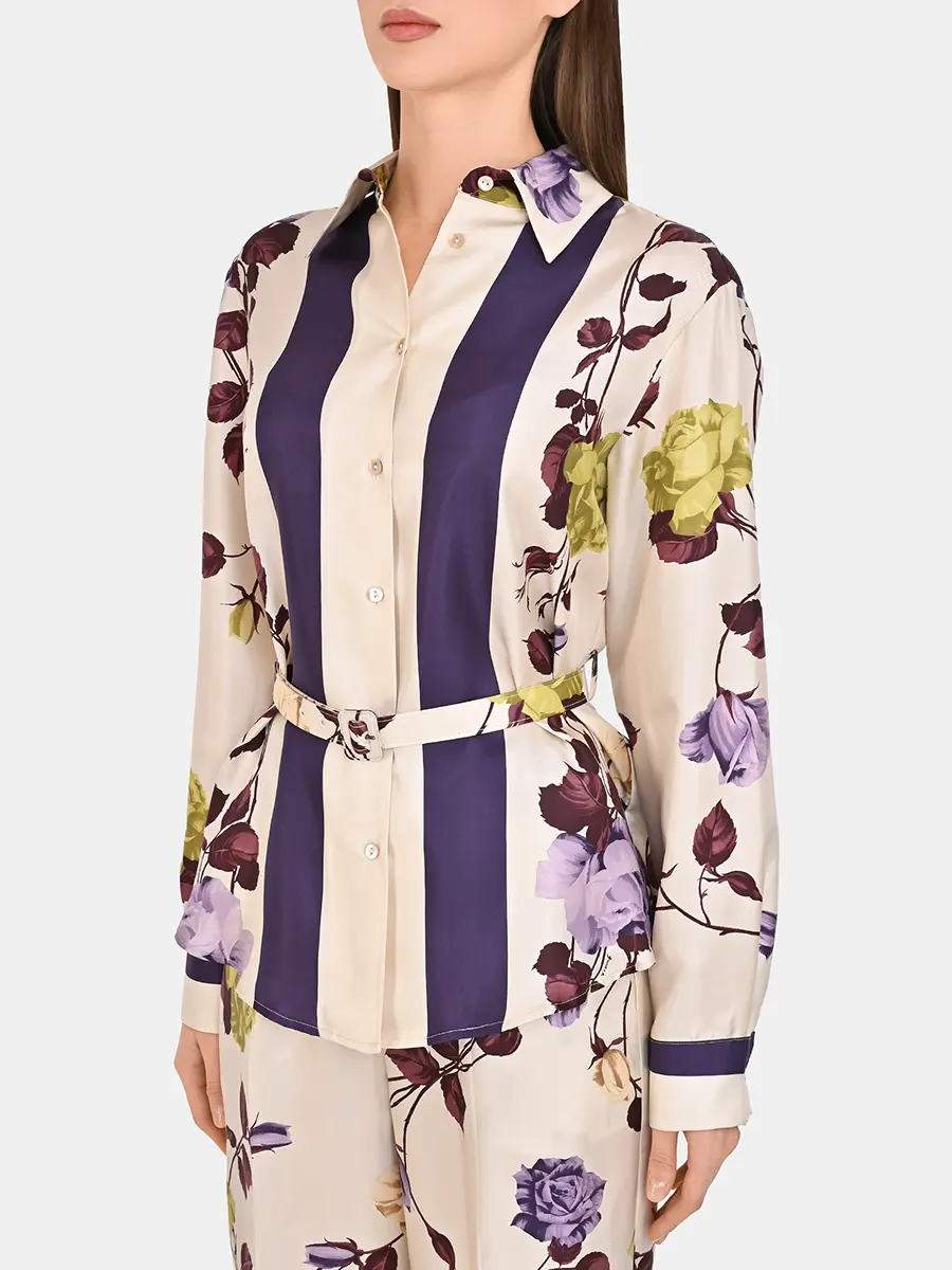 Блуза шелковая