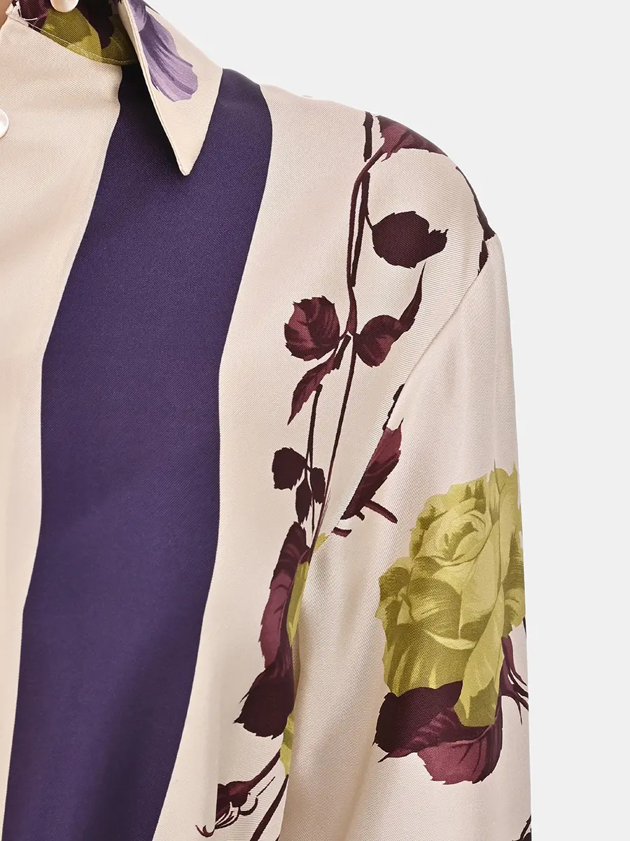 Блуза шелковая