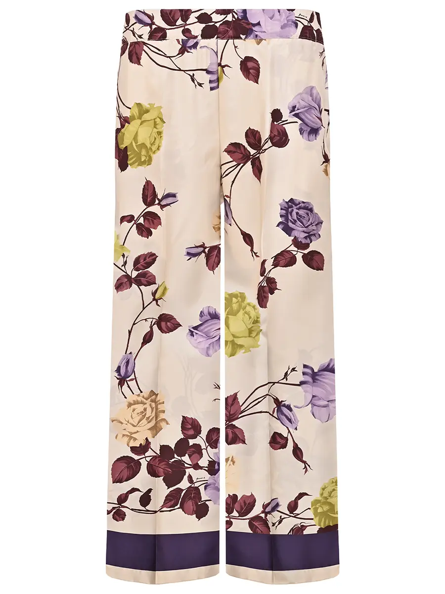 Брюки шелковые