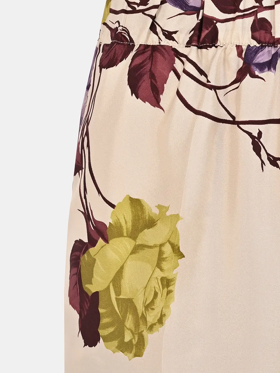 Брюки шелковые