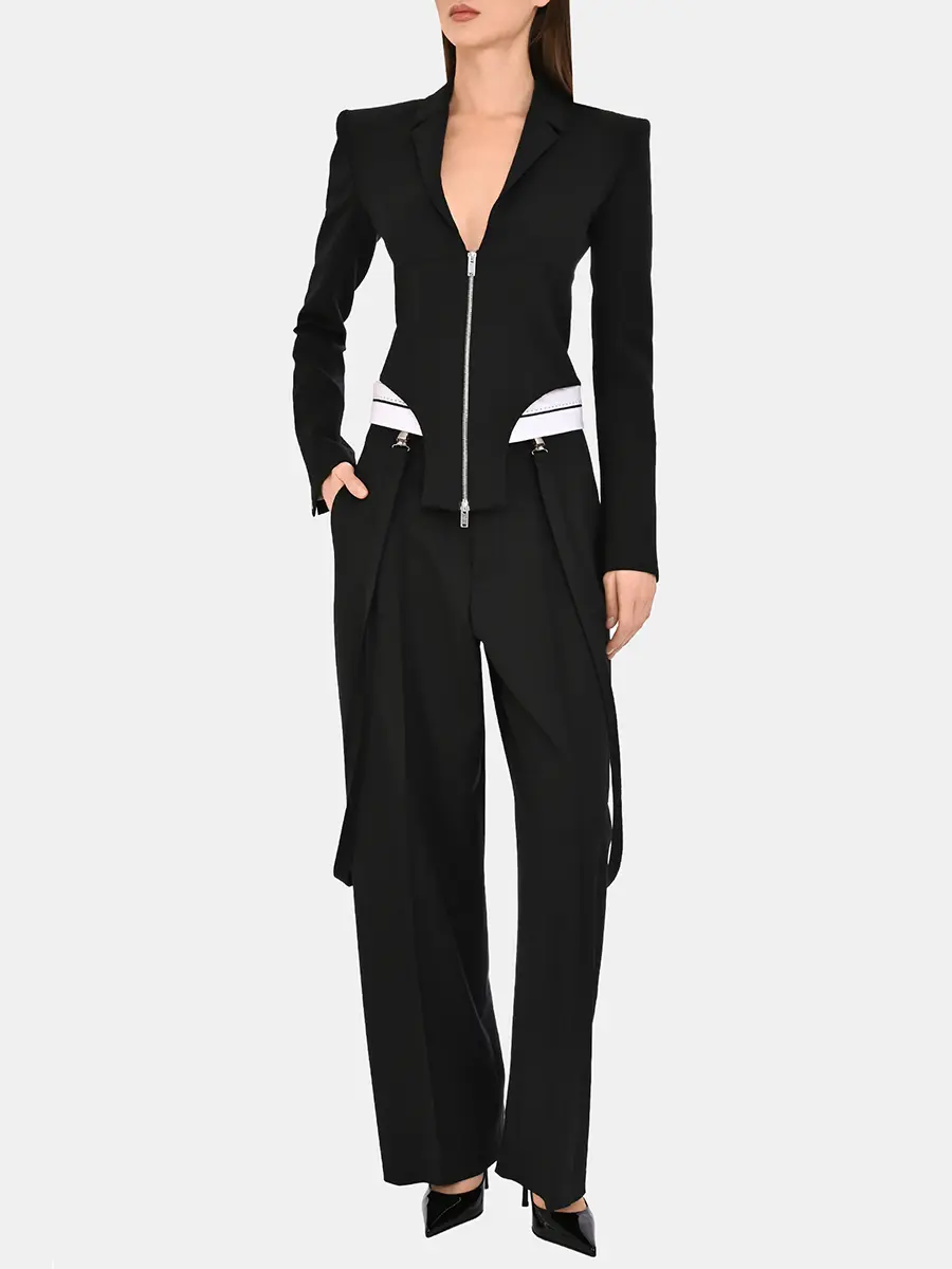 Брюки комбинированные