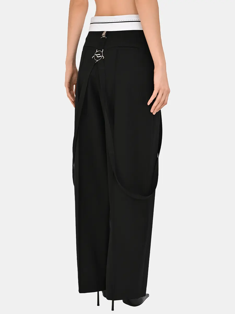 Брюки комбинированные