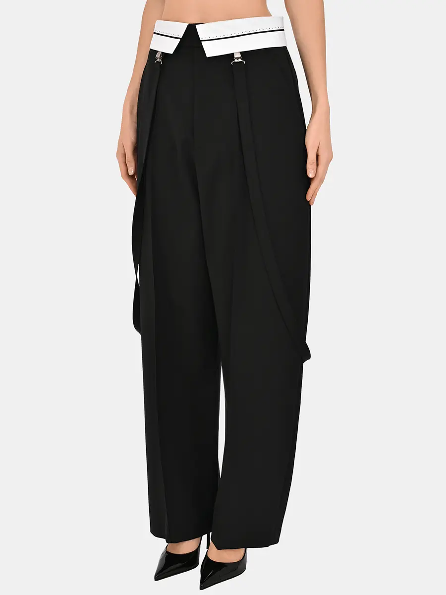 Брюки комбинированные