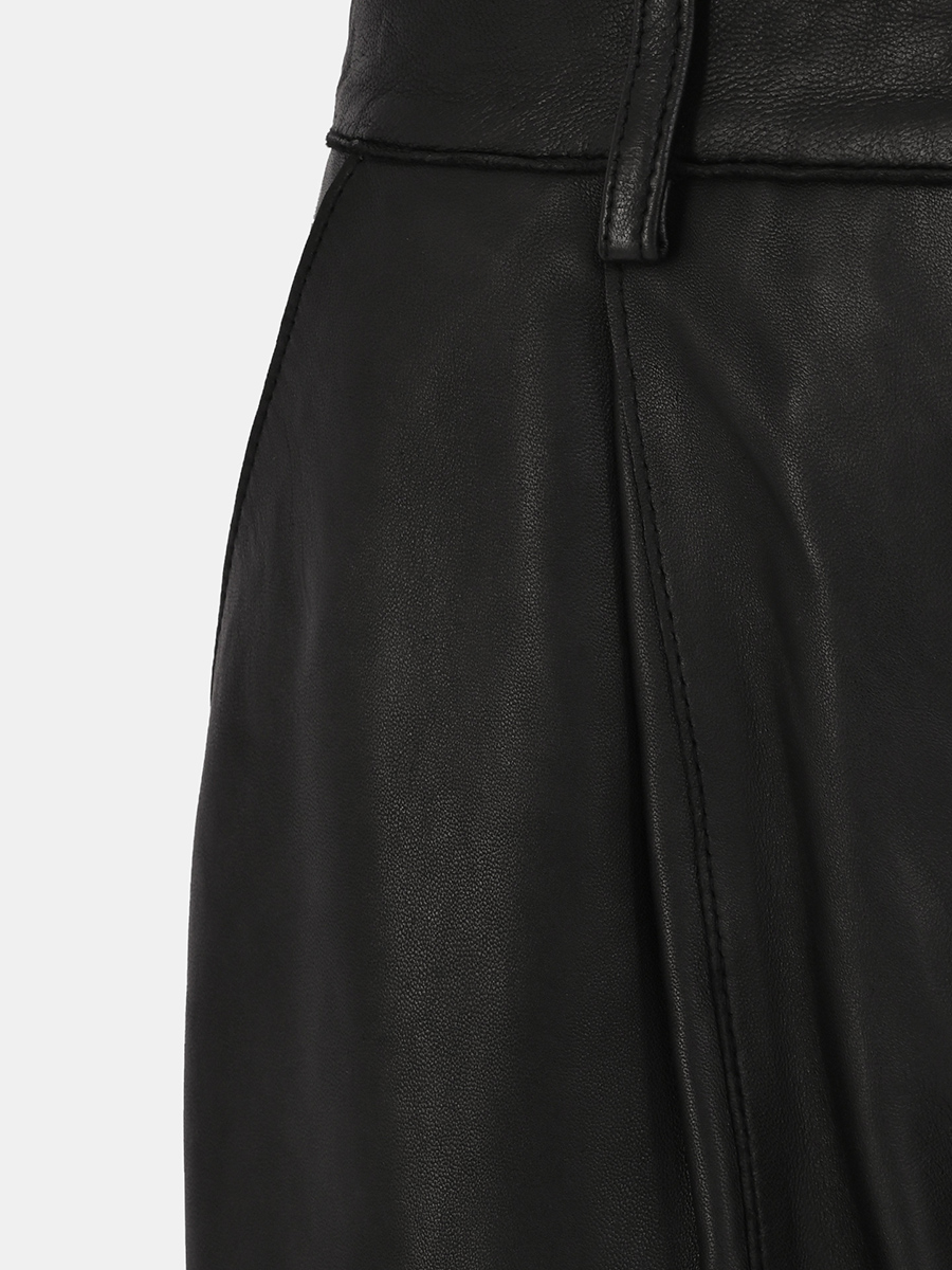 Брюки кожаные