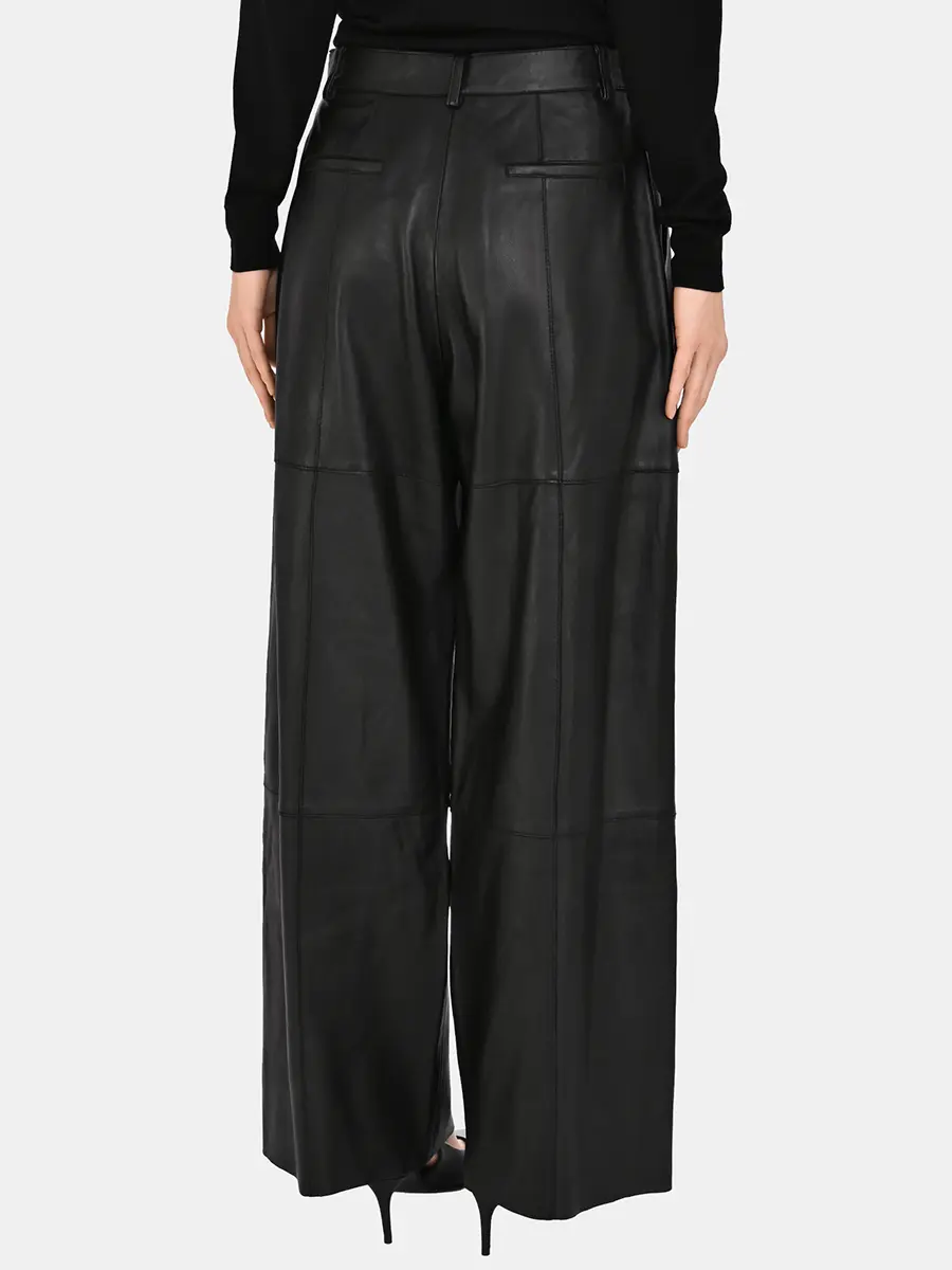 Брюки кожаные