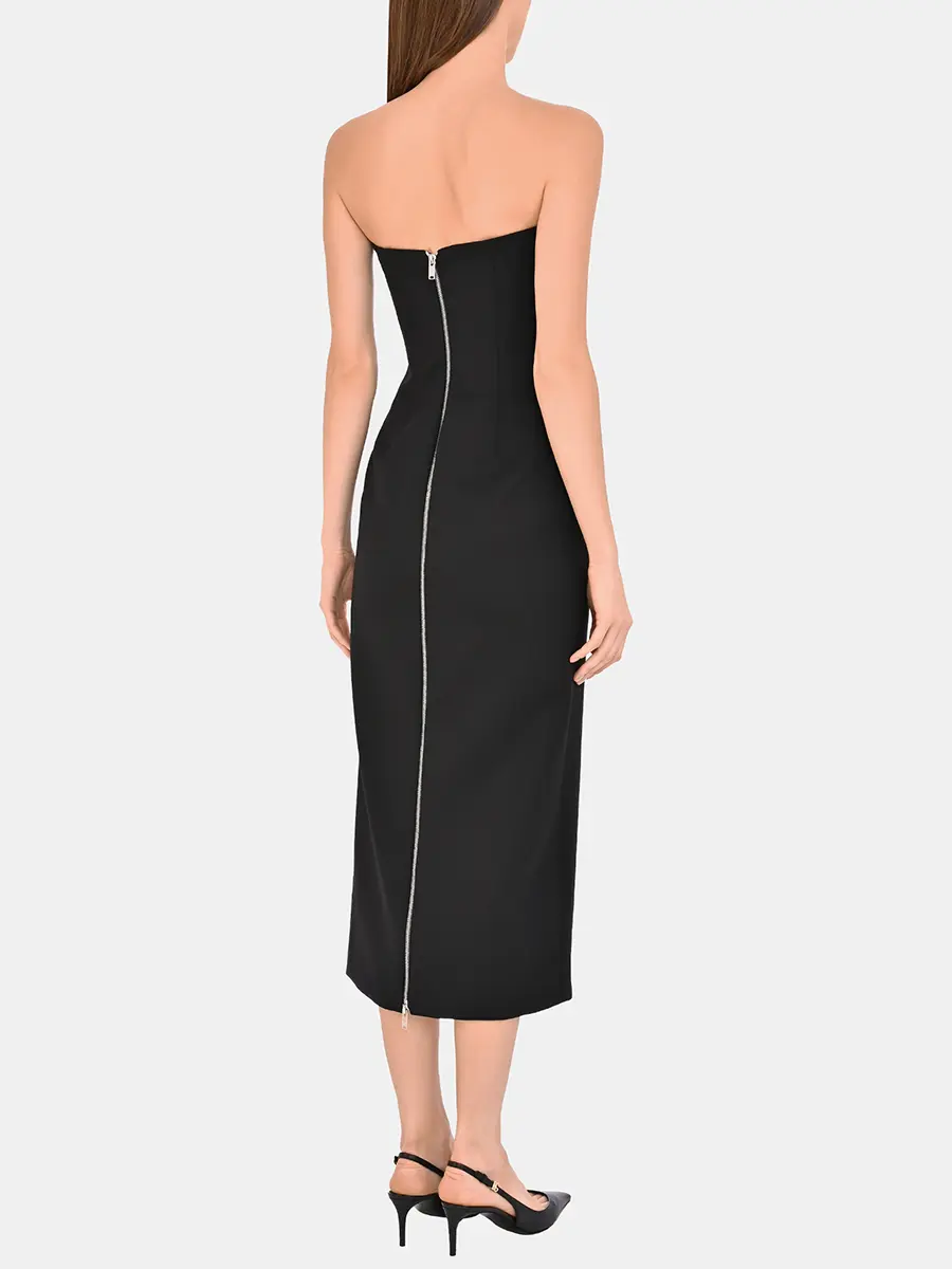 Платье однотонное