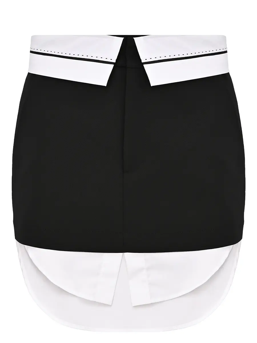 Юбка комбинированная