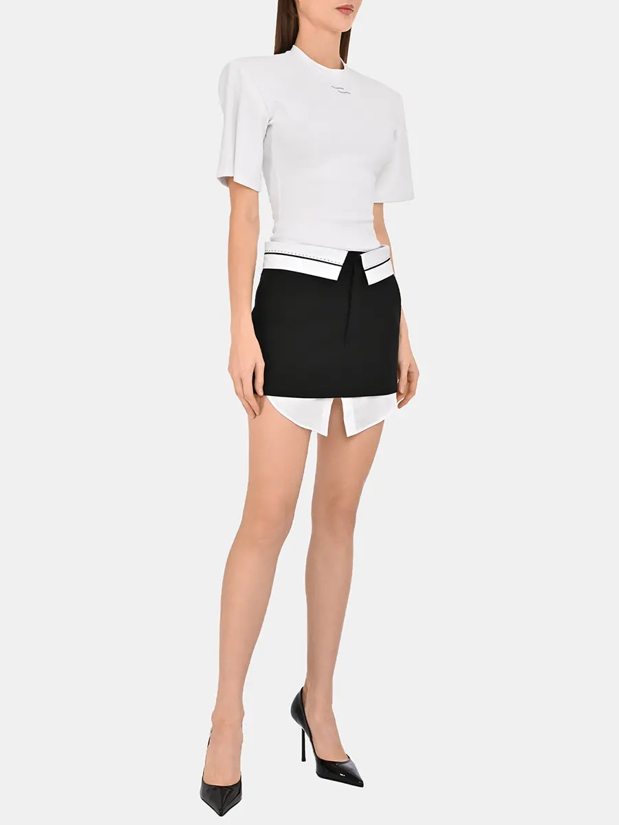 Юбка комбинированная