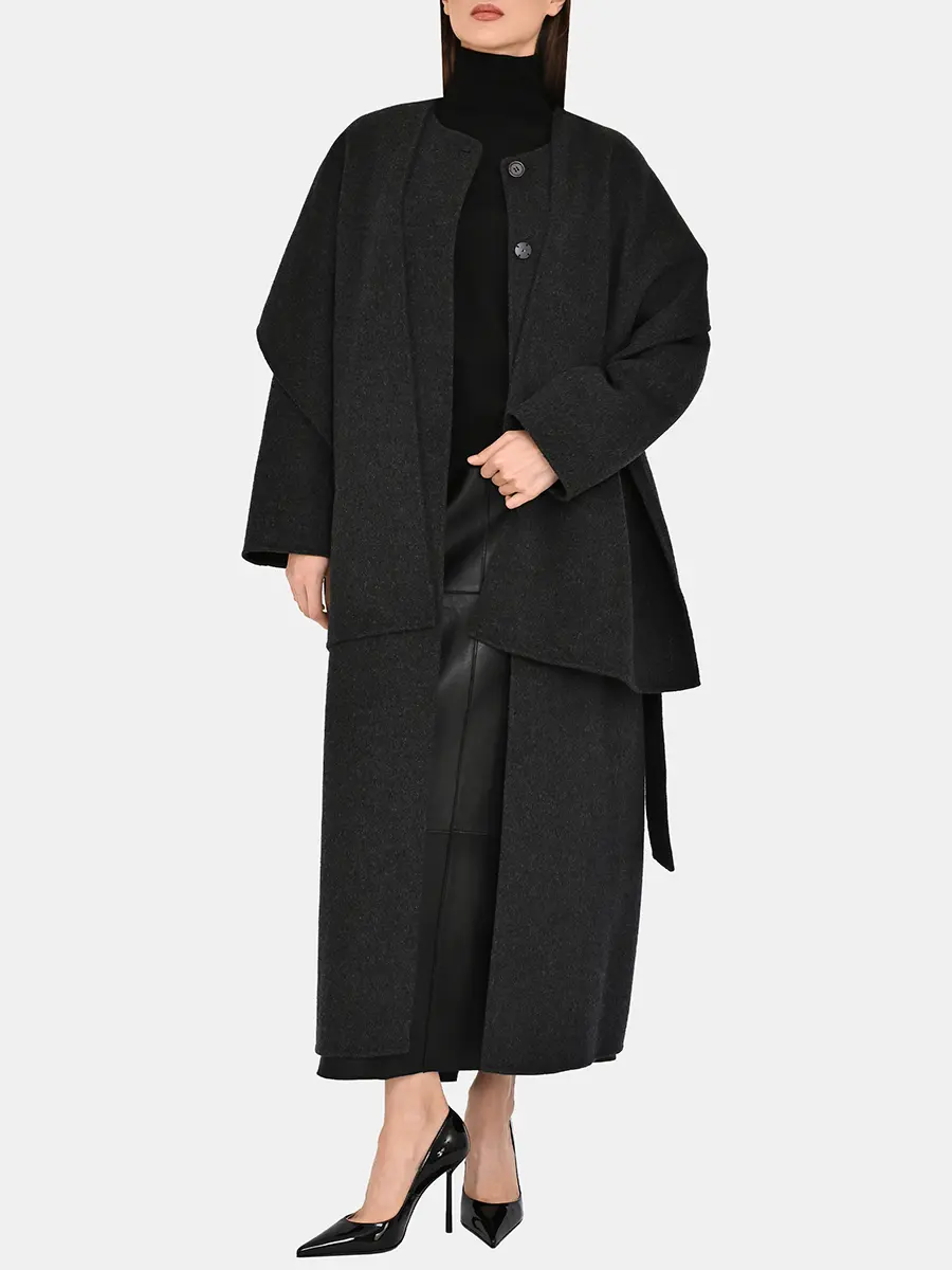 Юбка кожаная