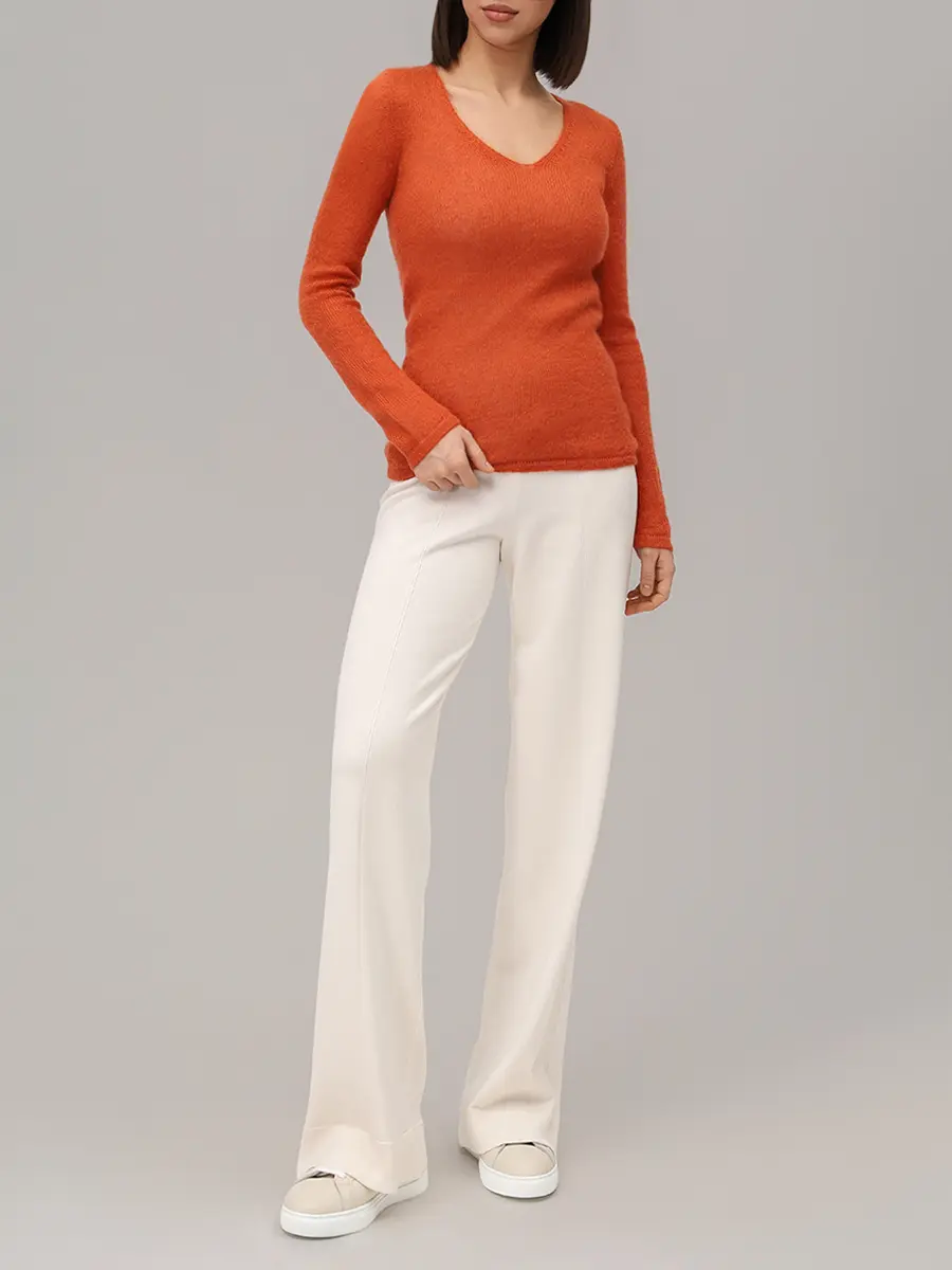 Комплект: пуловер и топ