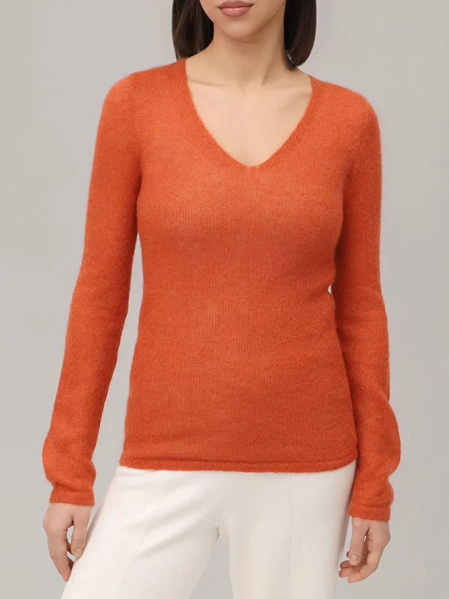 Комплект: пуловер и топ