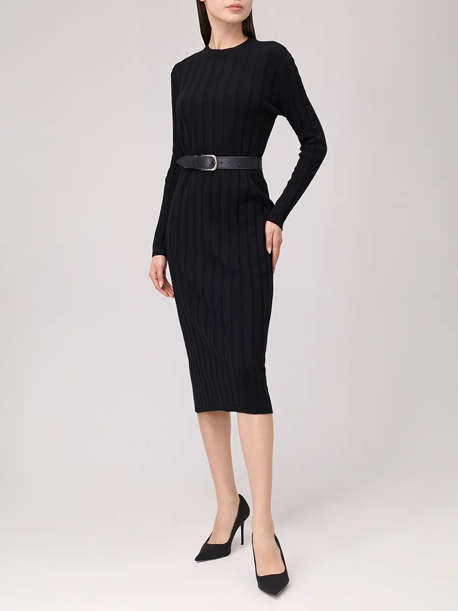 Платье шерстяное