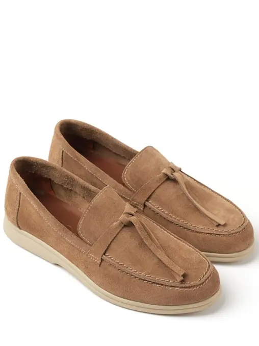 Лоферы замшевые PONZA