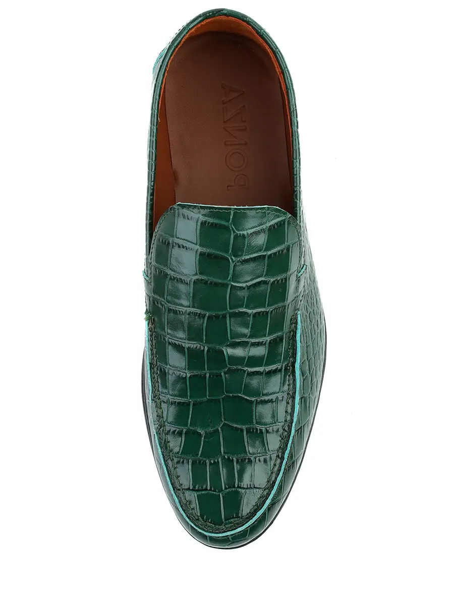 Лоферы кожаные