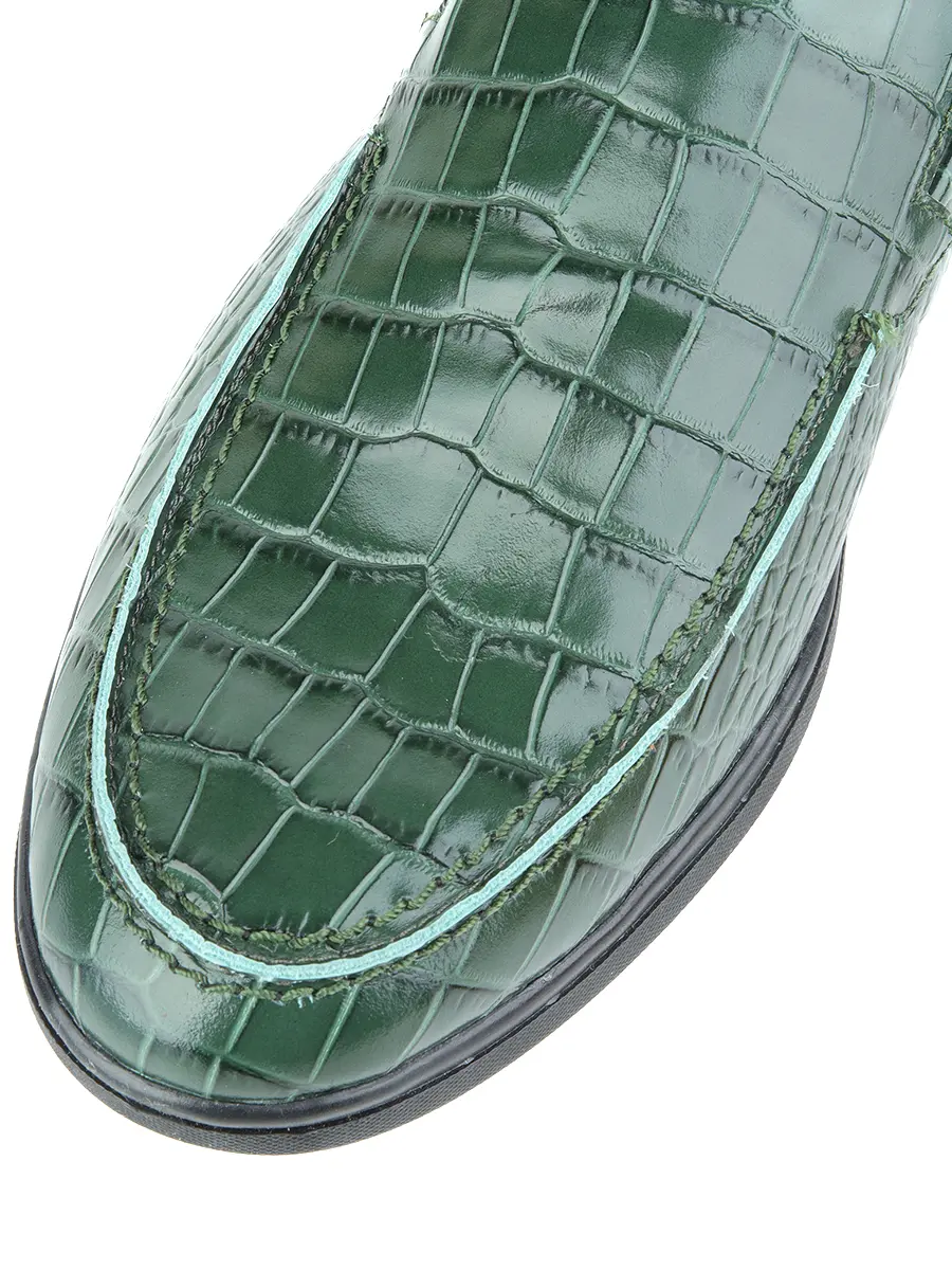 Лоферы кожаные