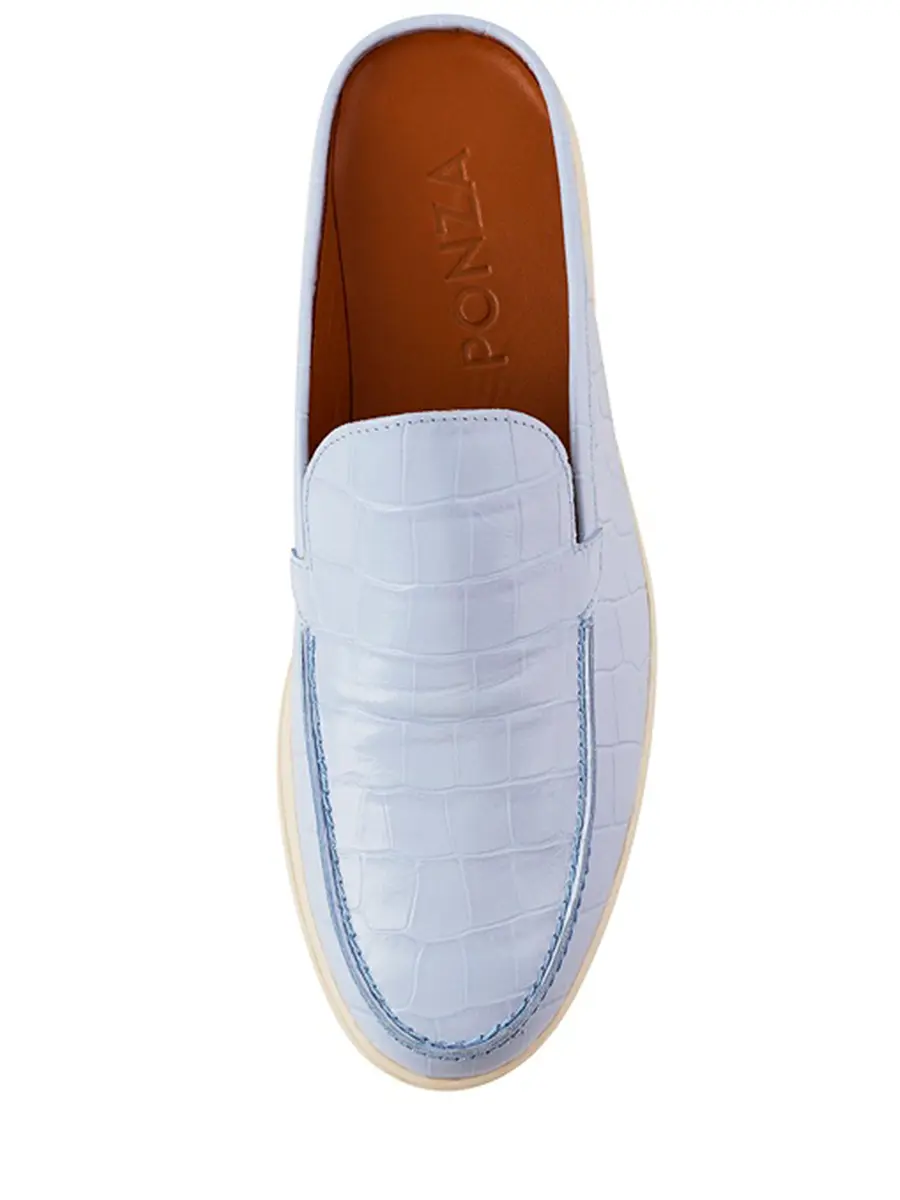 Мюли кожаные