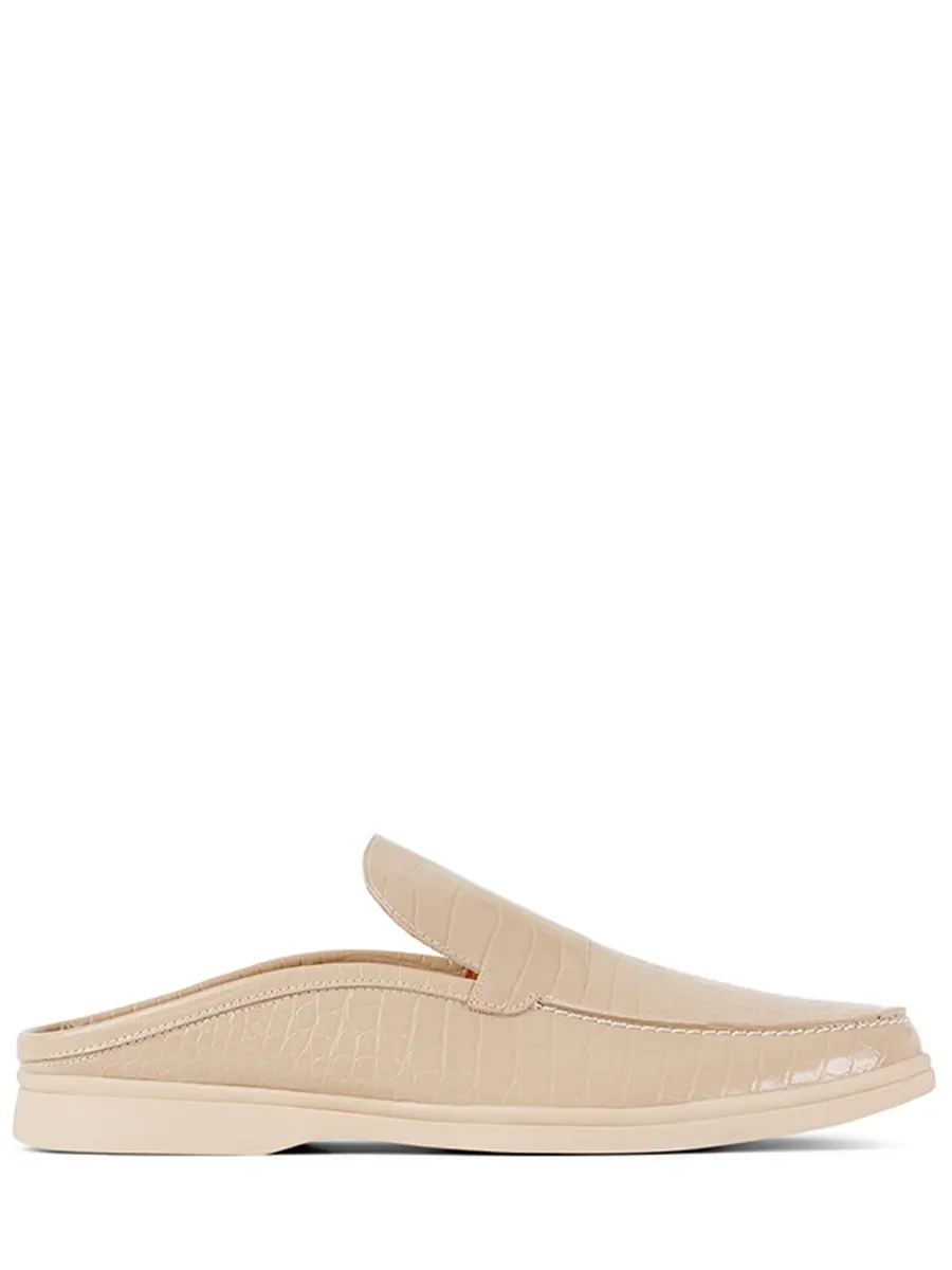 Мюли кожаные