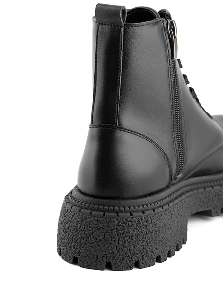 Ботинки кожаные