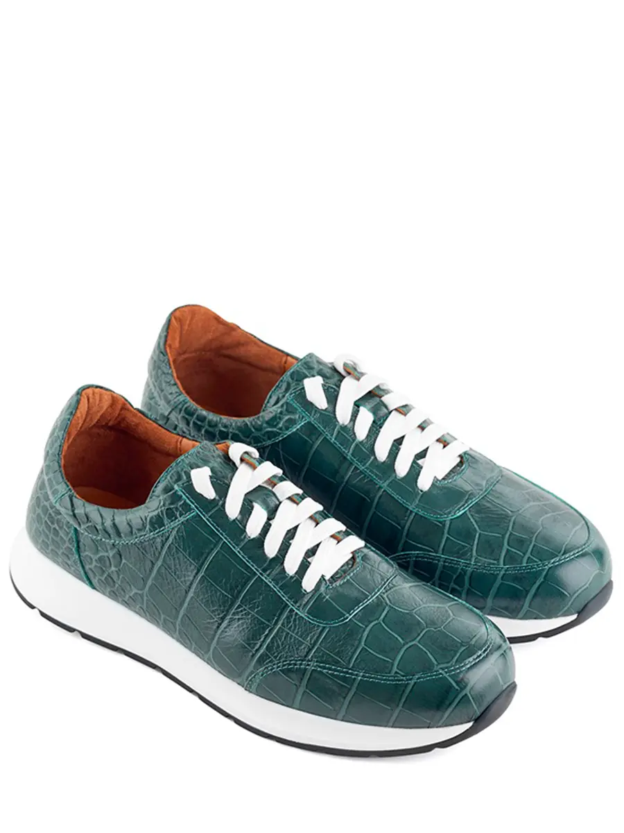 Кроссовки кожаные