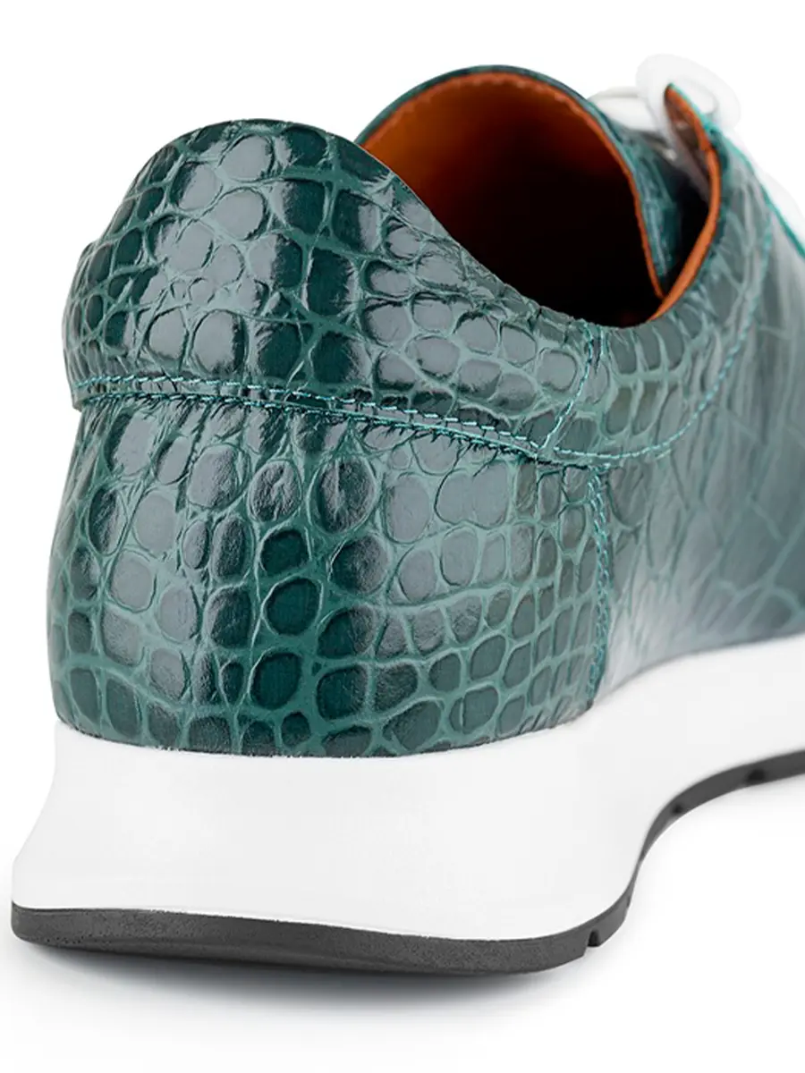 Кроссовки кожаные