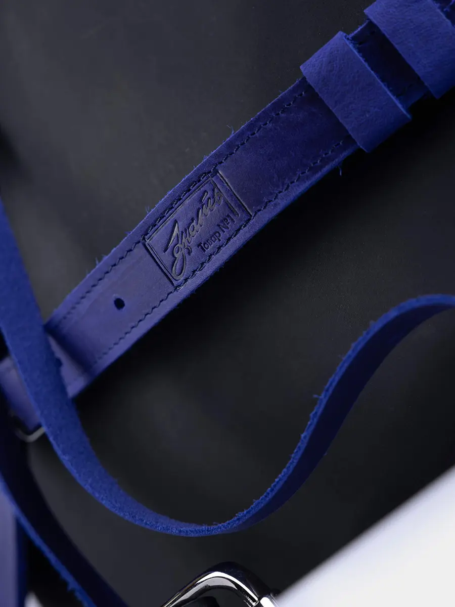 Сумка-тоут L ДАРК-НЕОН кожаная