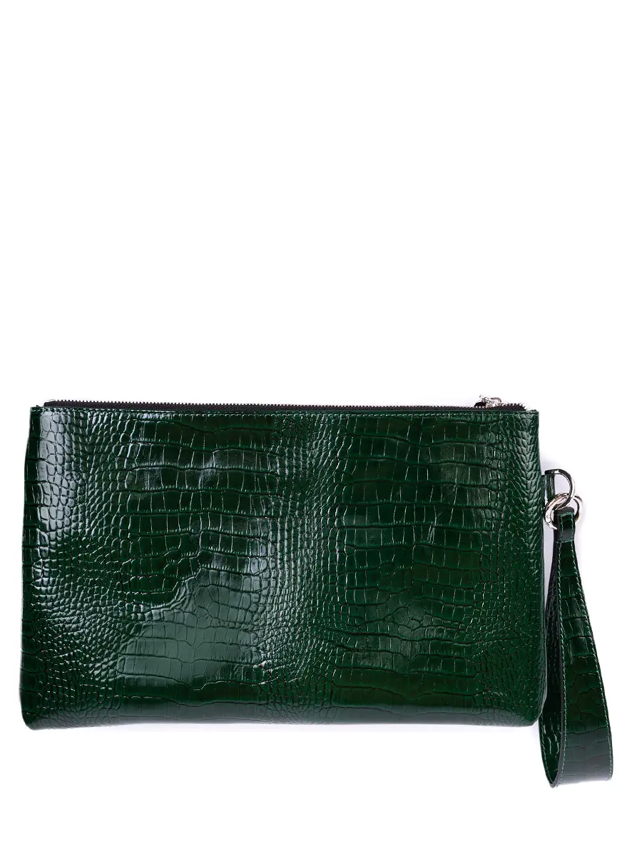 Клатч L ГАВИАЛ кожаный
