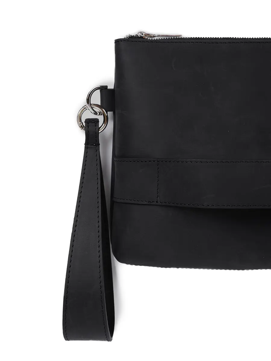 Клатч L ДАРК кожаный