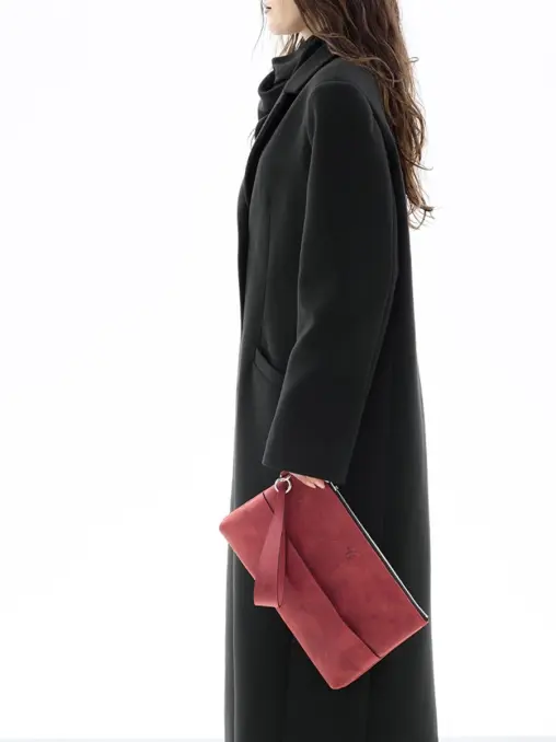 Клатч L МАЛИНА кожаный ЗНАТЬ