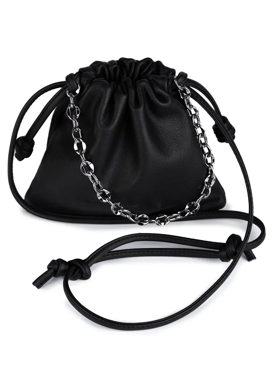 Сумка ВЕСКЕР НУАР кожаная