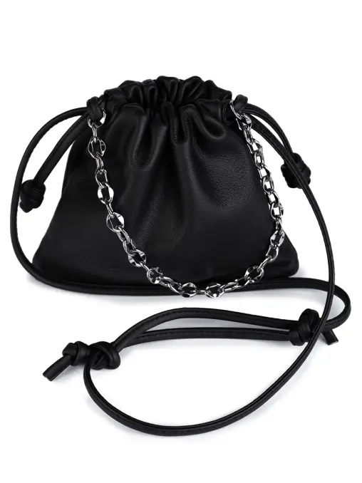 Сумка ВЕСКЕР НУАР кожаная ЗНАТЬ