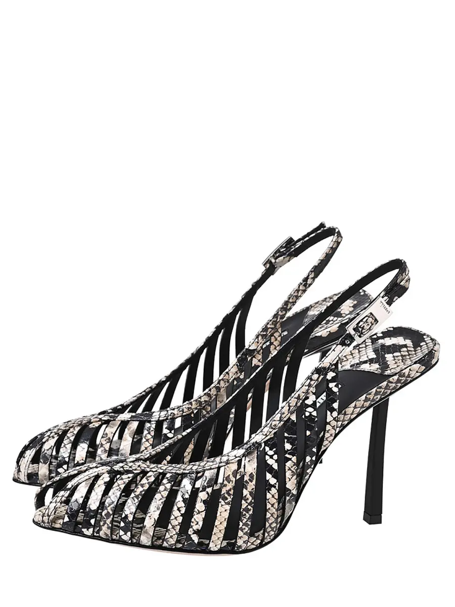 Босоножки кожаные