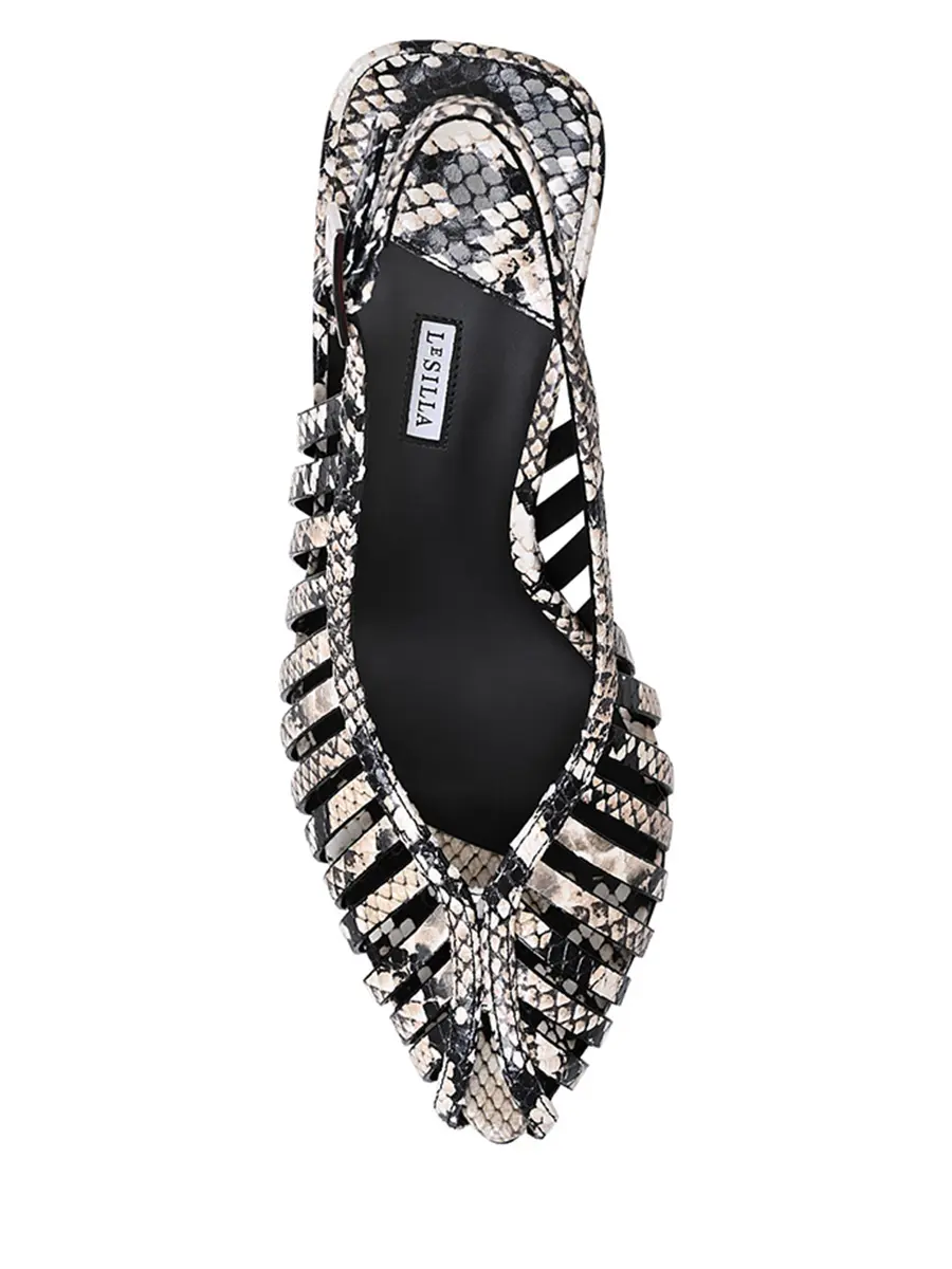 Босоножки кожаные