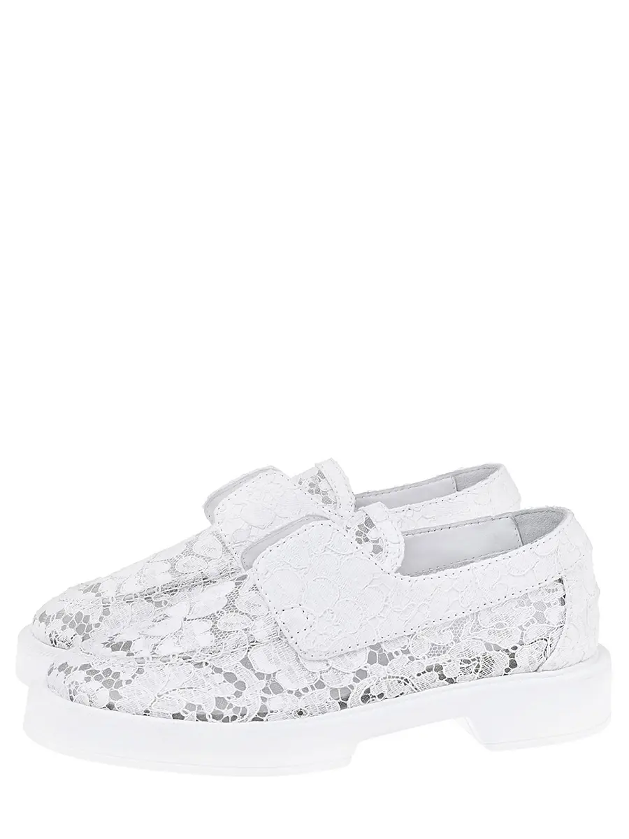 Лоферы кружевные