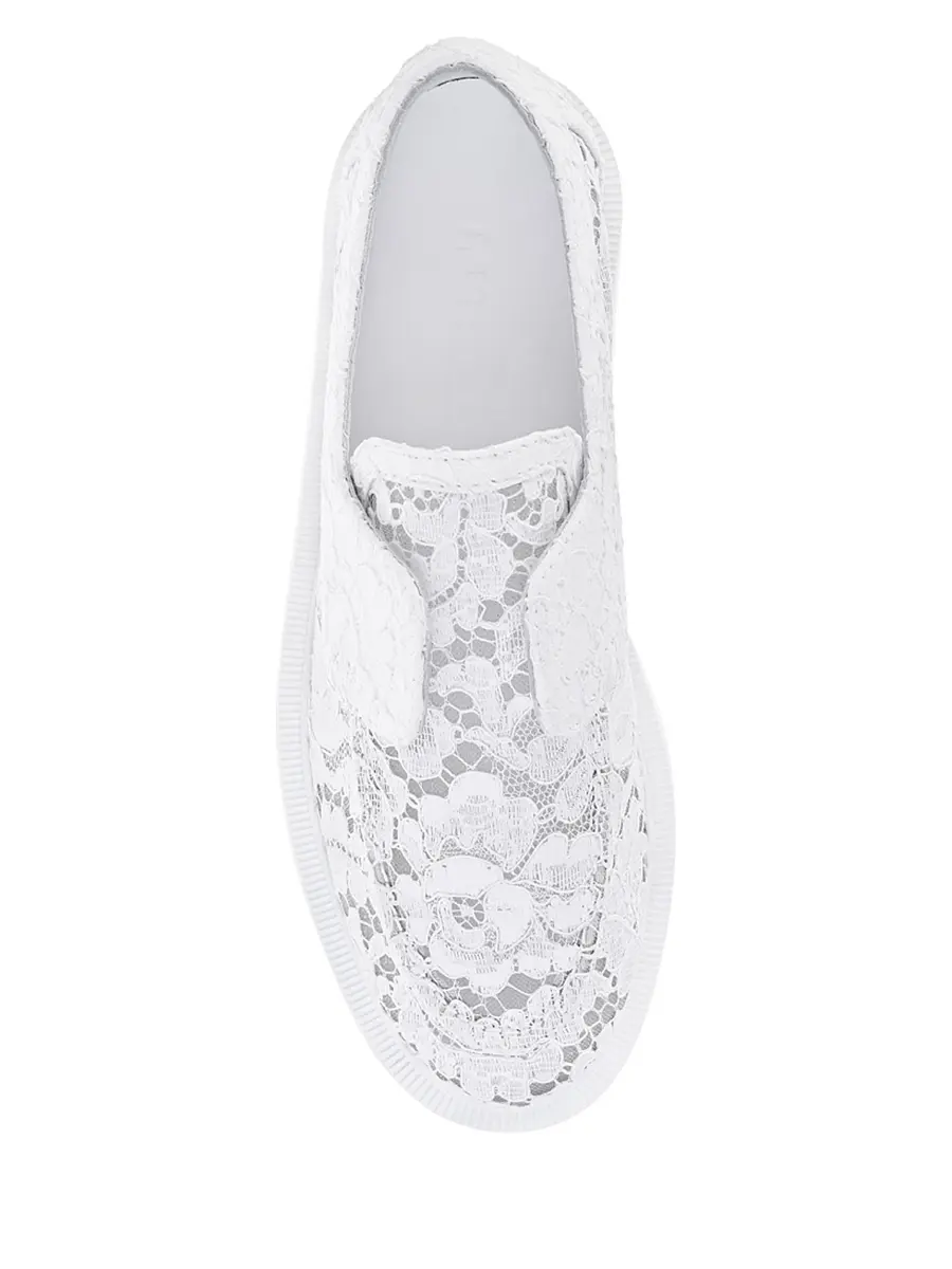 Лоферы кружевные