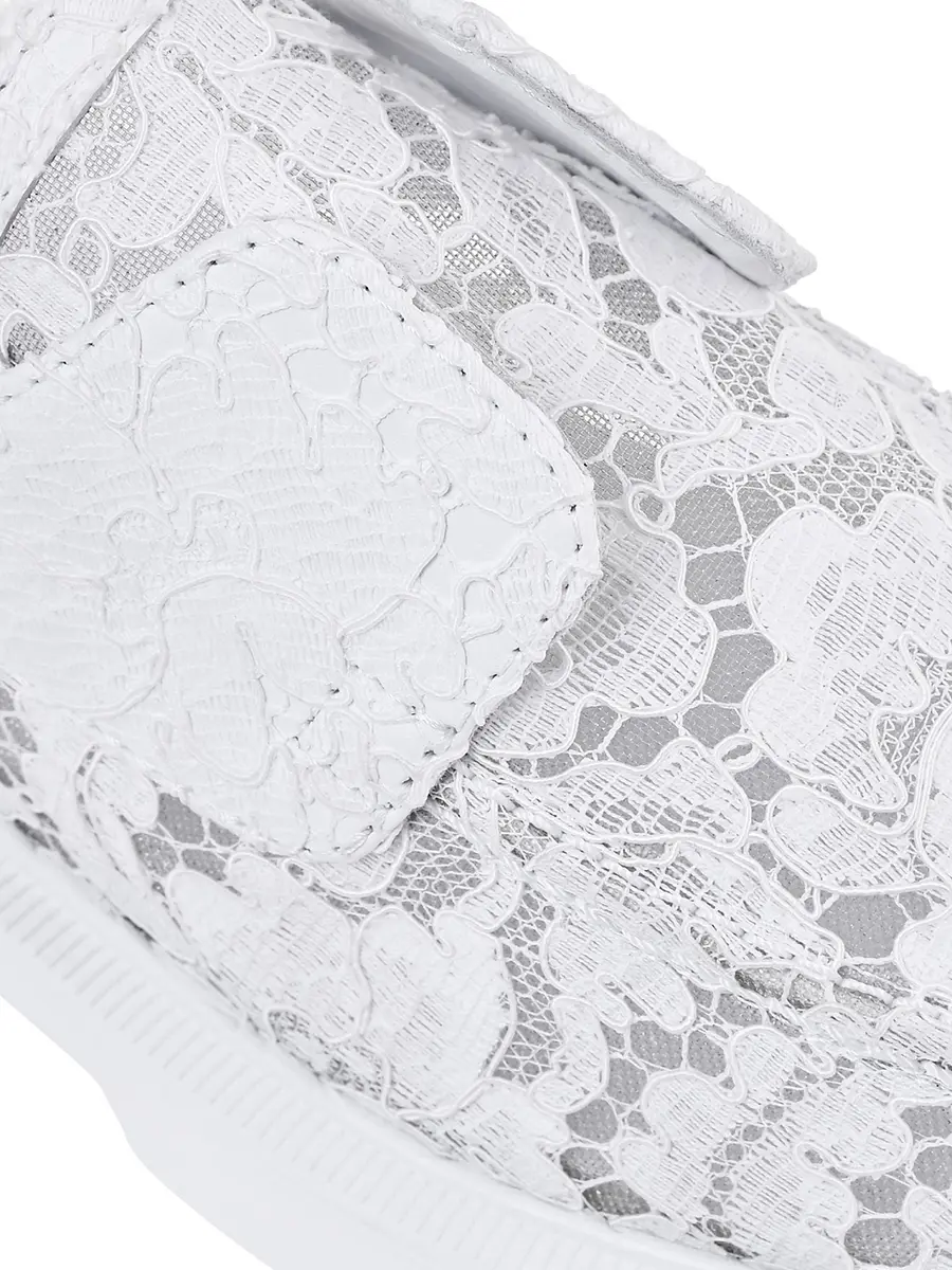 Лоферы кружевные